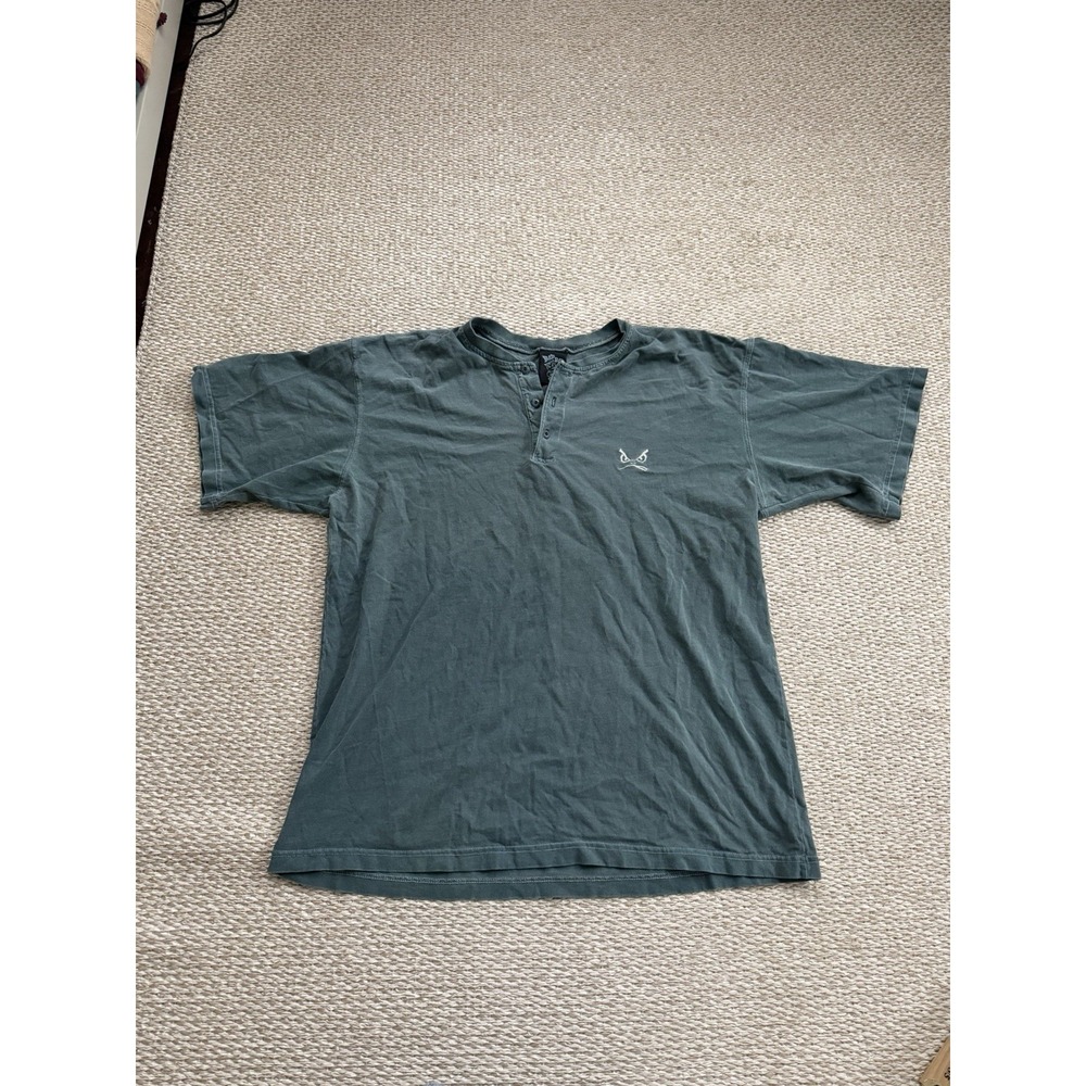 Vintage Bad Boy Club Retro Henley T Shirt. Large. 90's Grunge